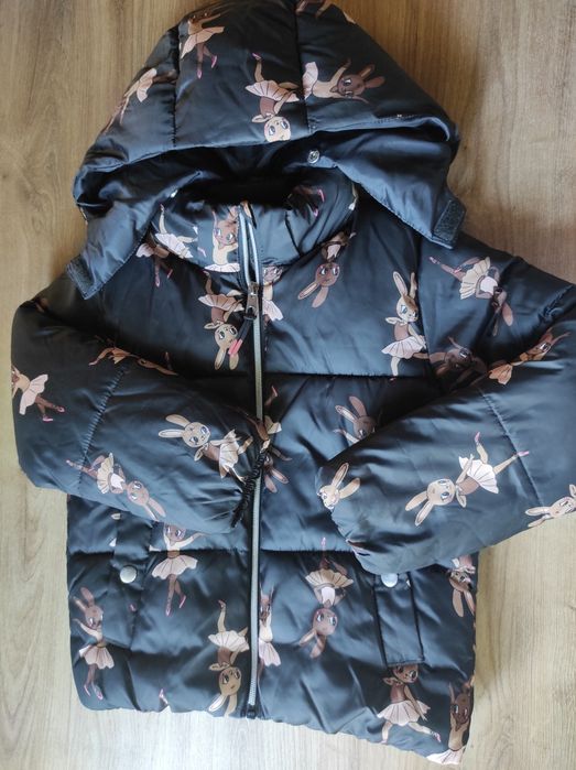 Kurtka zimowa dla dziewczynki H&M rozmiar 122