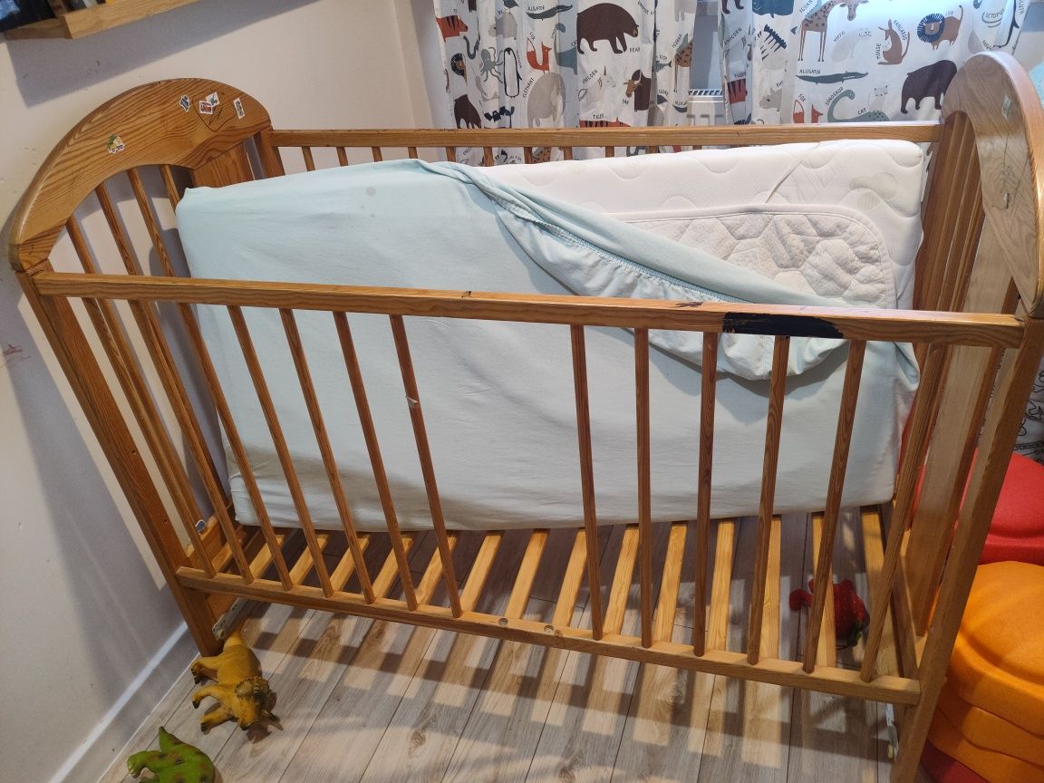 Łóżeczko dziecięce 120x60 materac fiki miki fikuśny sen