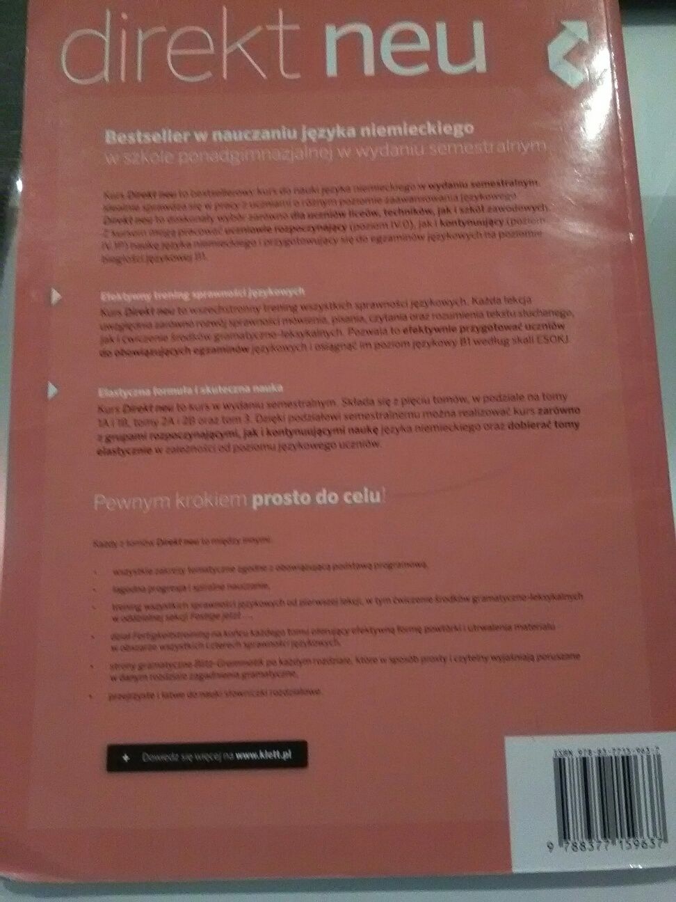 Direkt neu 1b podręcznik wieloletni do języka niemieckiego