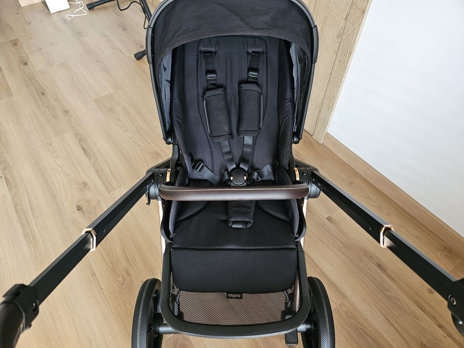 Espiro Miloo Wózek Wielofunkcyjny 2w1 Diamond Black / Stan idealny