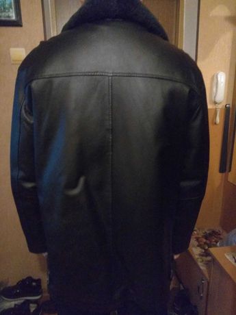 Шкіряна куртка, кожаная куртка 52 розмір. 5XL