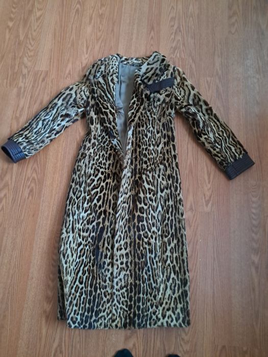 Елегантная шуба оцелота