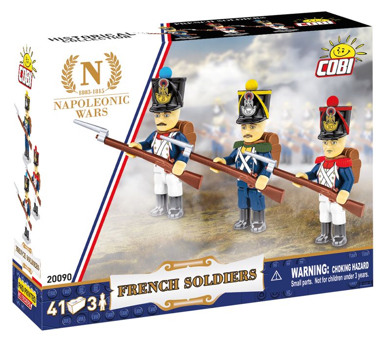 Figurki NAPOLEONIC WARS  French Soldiers klocki COBI 20090