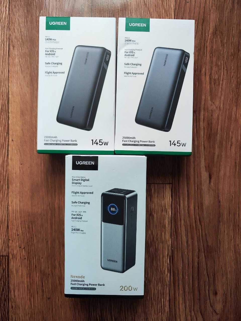 Ugreen 25000Мач 145w и 200Вт ноутбука iphone лучше Baseus/Anker/ZMI Xi