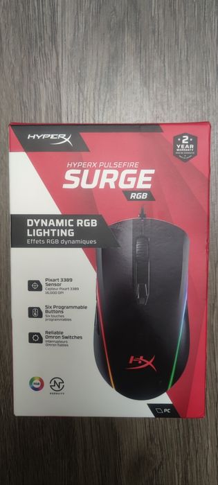 Мишка HyperX Pulsefire Surge USB Black (4P5Q1AA)