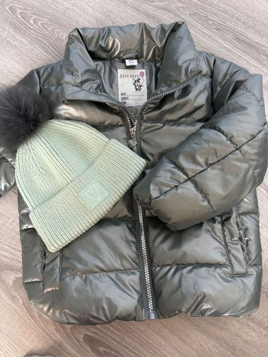 Куртка, шапка для дівчинки