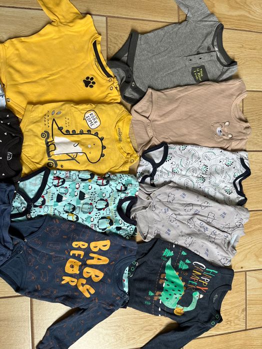 Body z długim rękawem 15szt. + 8 GRATIS rozm 68 COOL CLUB SMYK SO CUTE