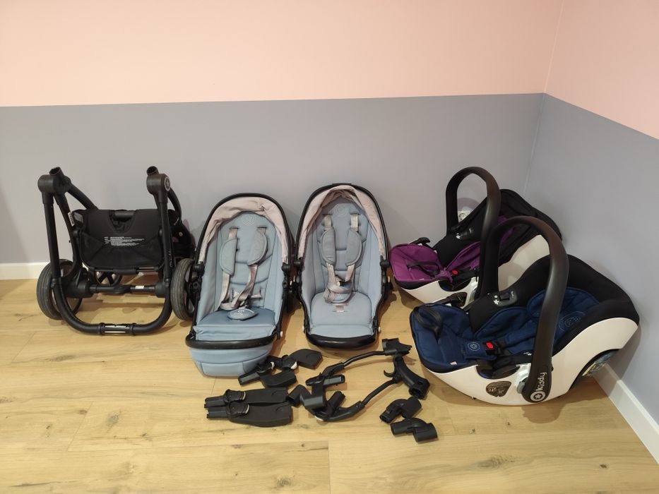 Kiddy Evostar 1 - Kiedy Evolution Pro 2 - bliźniaczy - rok po roku