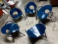 Cadeiras Vintage Metal Lacado
