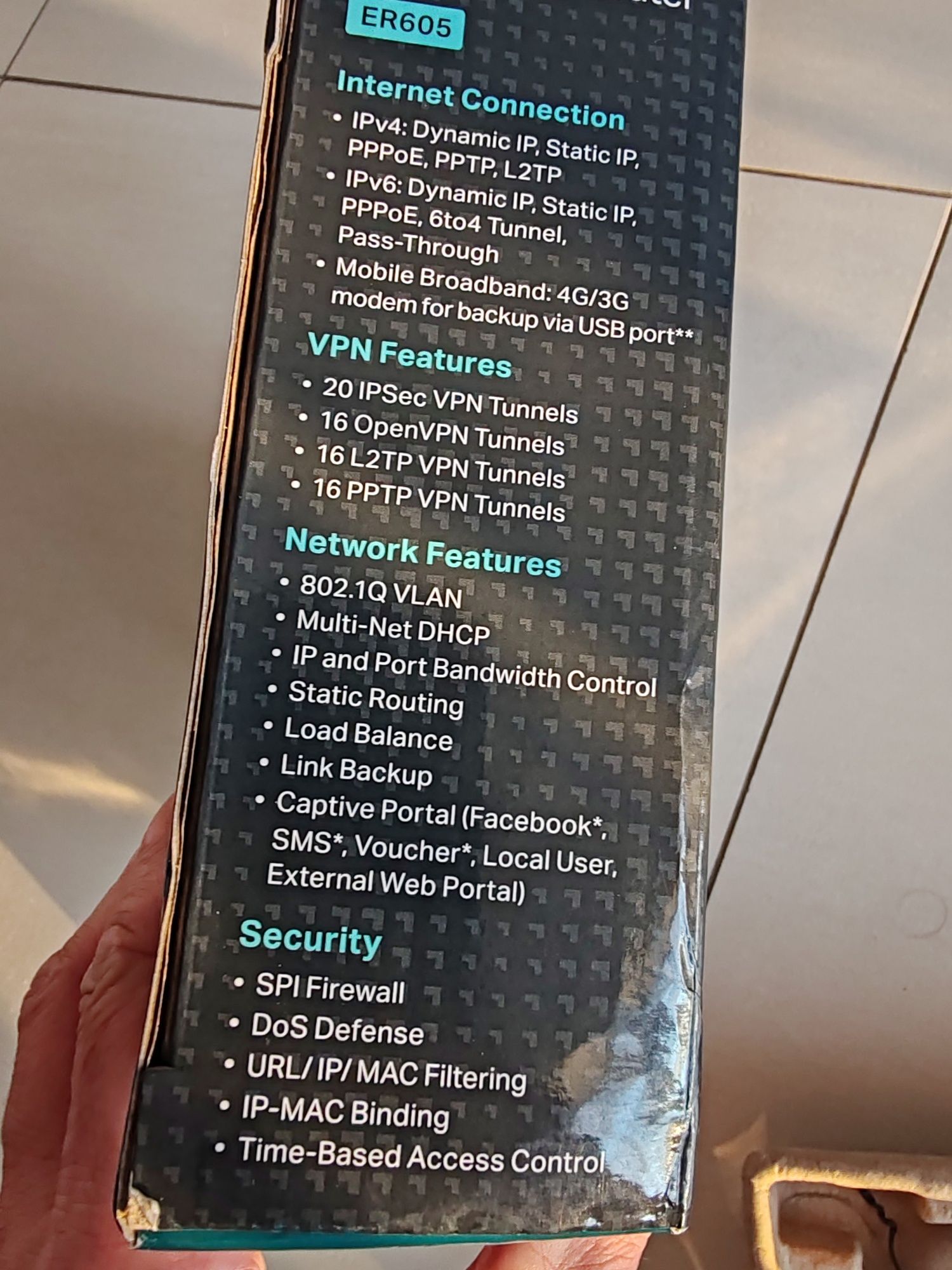 VPN Router TP-Link ER605 jak nowy GWARANCJA