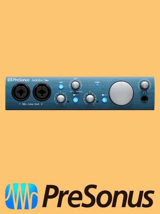 Аудіоінтерфейс Преміум PreSonus AudioBox iOne iTwo USB 96 Studio 68C