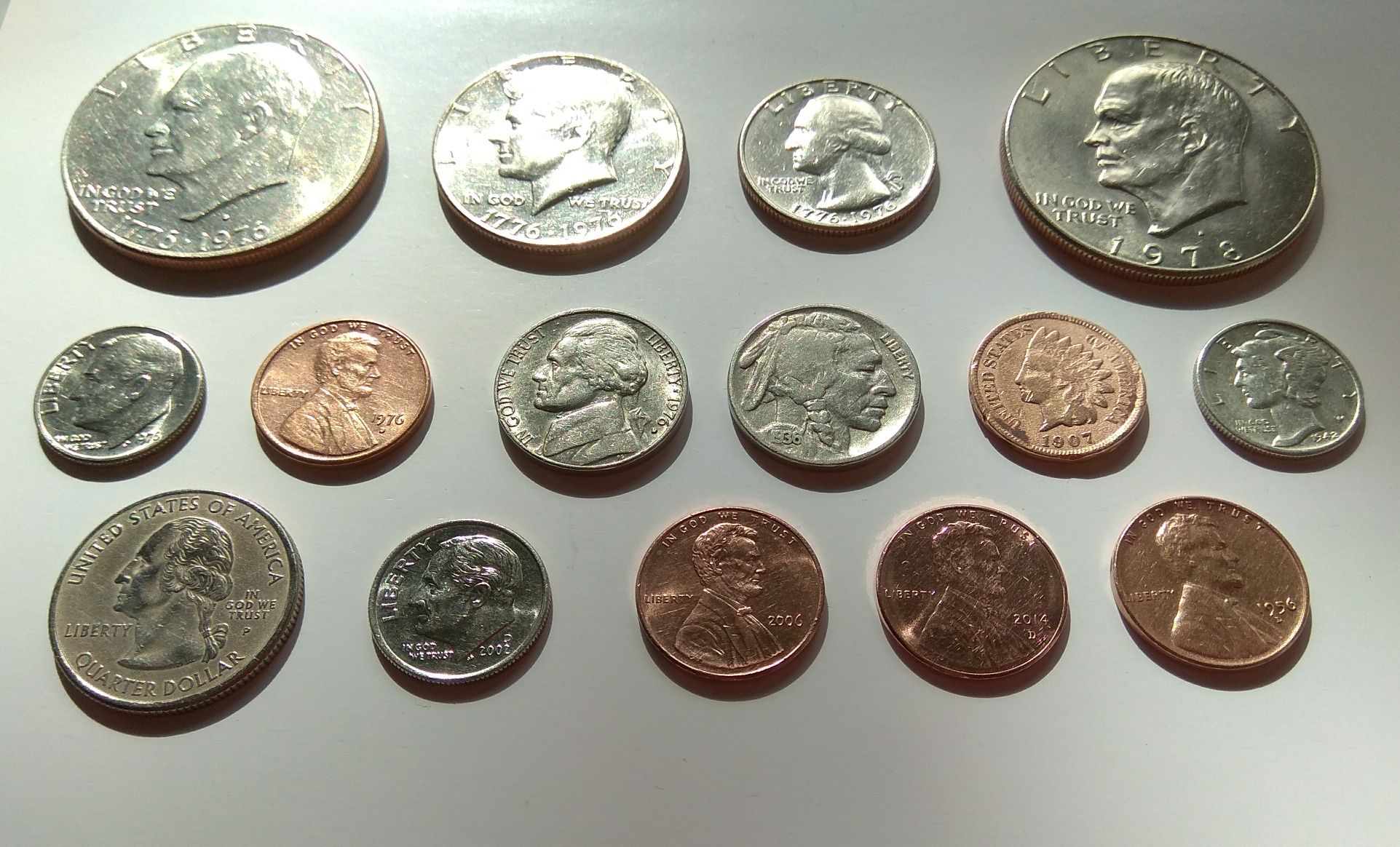 Монеты США разные годы