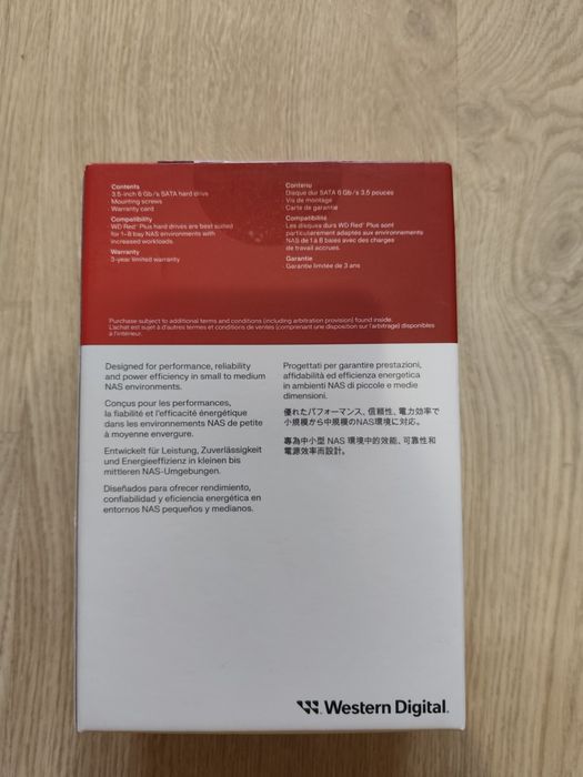 Жорсткий диск WD HDD SATA 4.0TB Red Plus