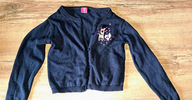 Granatowy sweterek zapinany Kiki&Koko 92/98