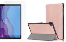 Etui Do Lenovo Tab M10 2Nd Gen 10.1 Rose Gold + Szkło
