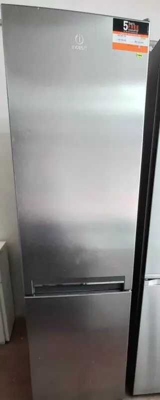 Холодильник 2 метри сірий високий двокамерний холодильники бу
