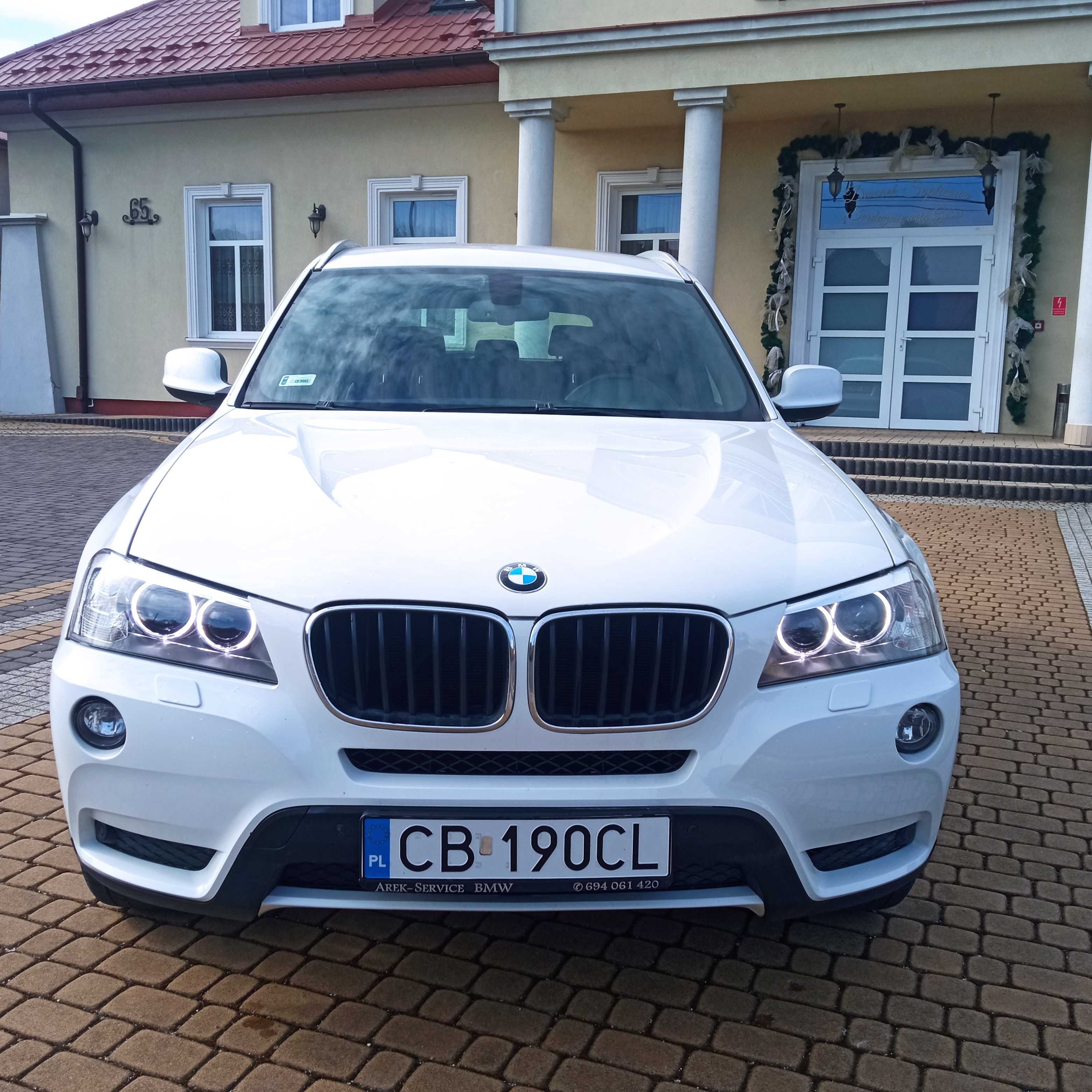 BMW X3/2.0 d/184 KM/X-Drive/Skóra/Duża Navi/