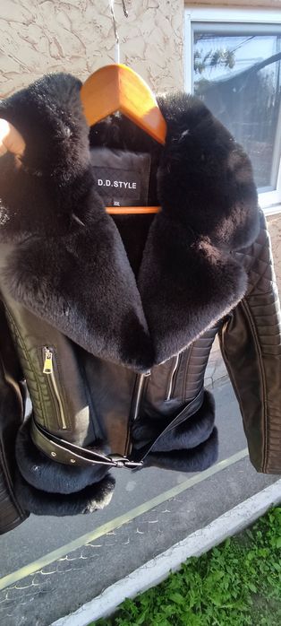 Жіноча дублянка, екошкіра