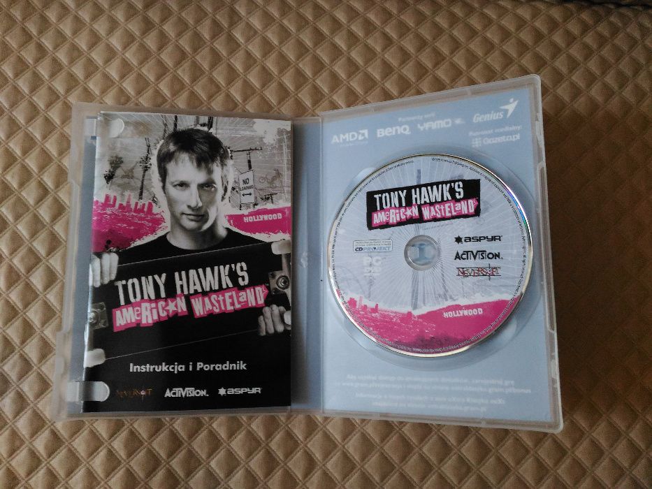 Tony Hawk's American Wasteland PL 1DVD + pudełko i instrukcja