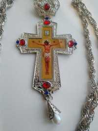ієрейський нагрудний хрест з прикрасами иерея священника БРАКОВАНИЙ