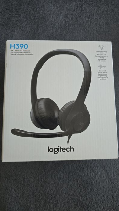 Słuchawki Logitech H390 z mikrofonem USB-A