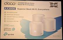 Sistema Mesh Wi-Fi 6 TP-Link Deco X50 (3-pack) AX3000 - Como Novo!