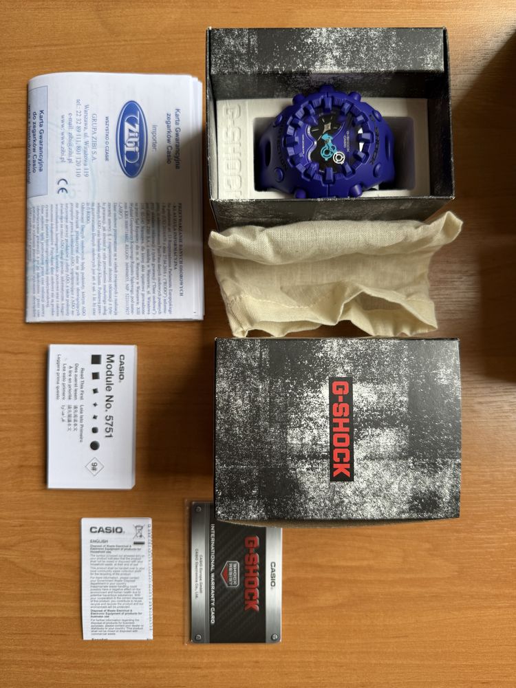 Gwarancja 6 lat paragon Nowy Casio G-shock GA V01