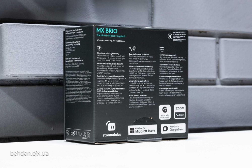 Logitech MX Brio 4K Graphite (960-001559)