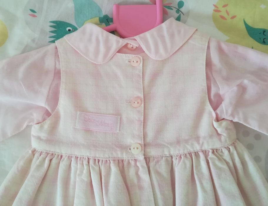 Vestido para bebé da João e Maria