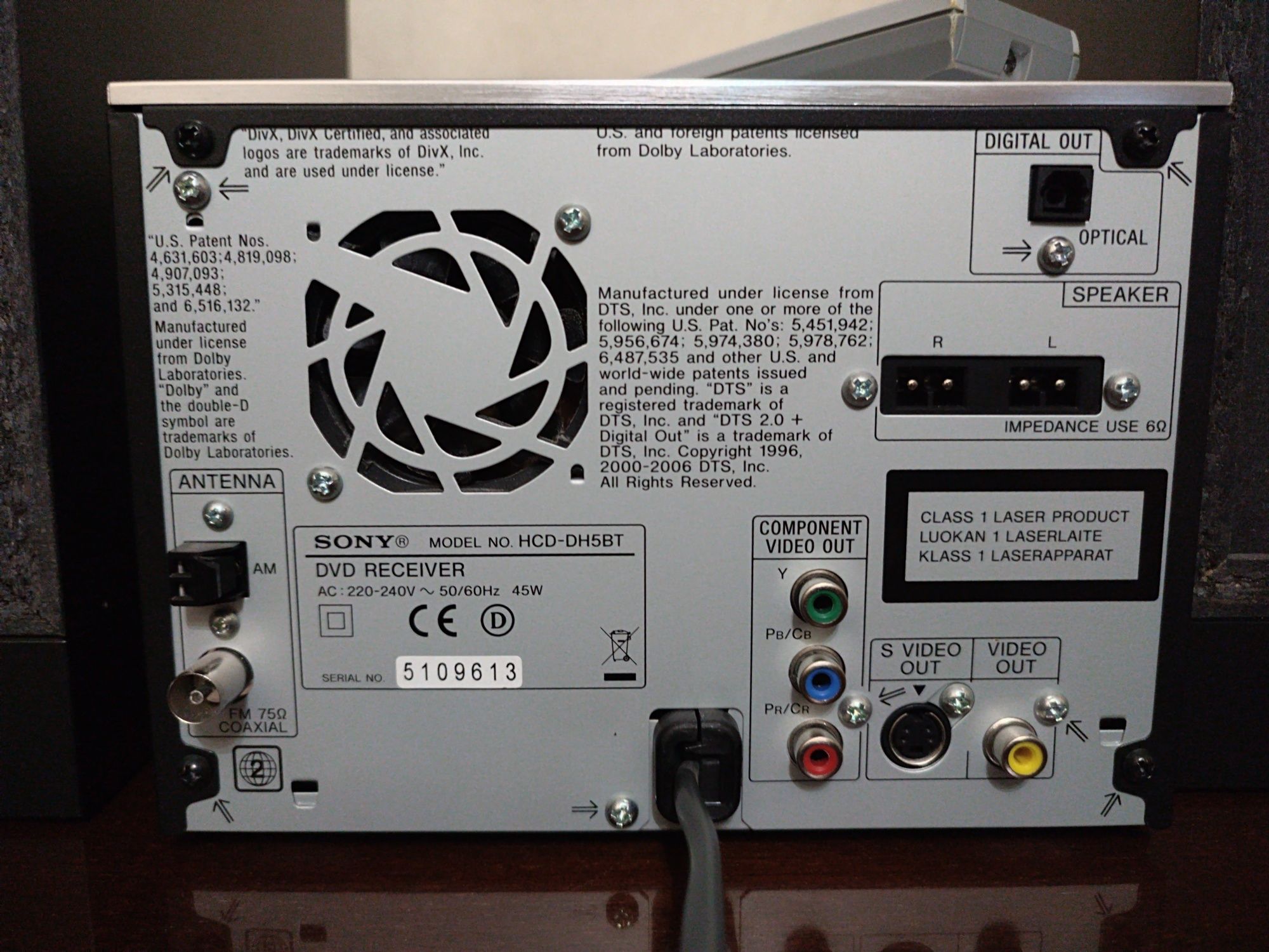 Sony CMT-DH5BT (Пульт,Bluetooth,DVD)