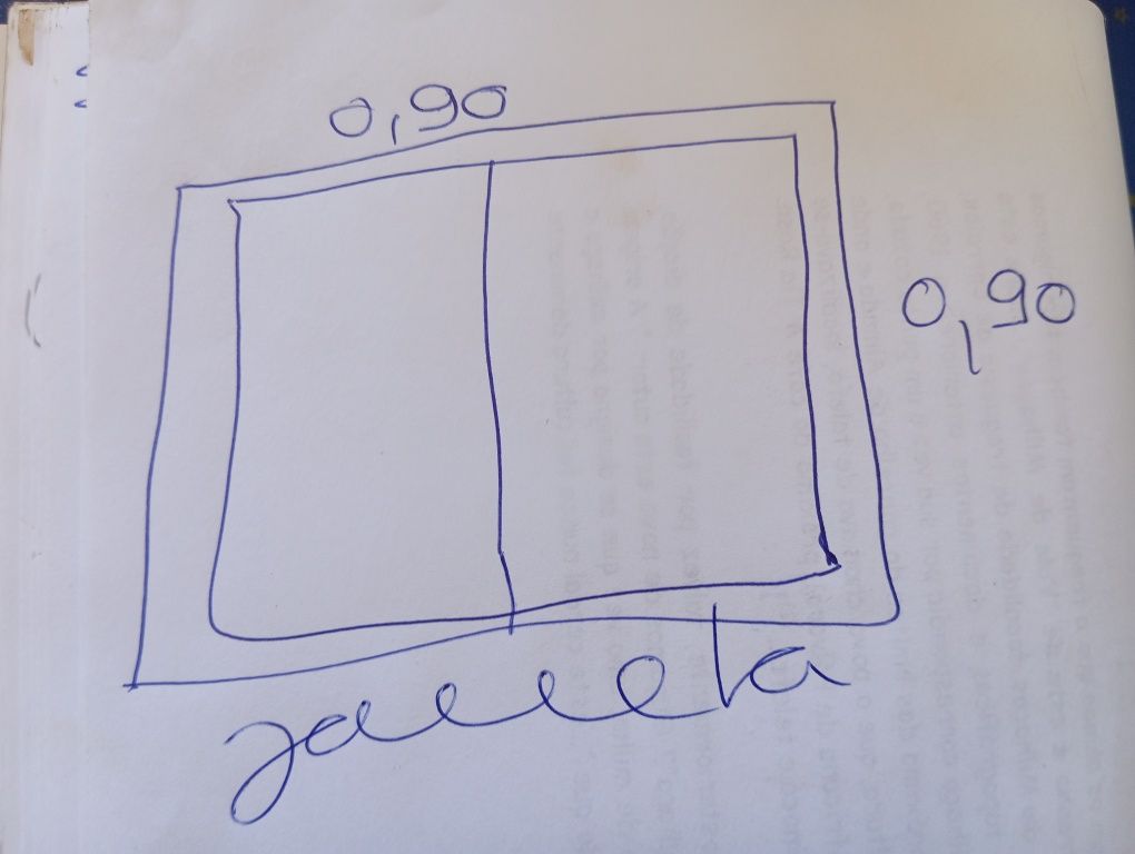 Janela 90x90 em bom estado com aro