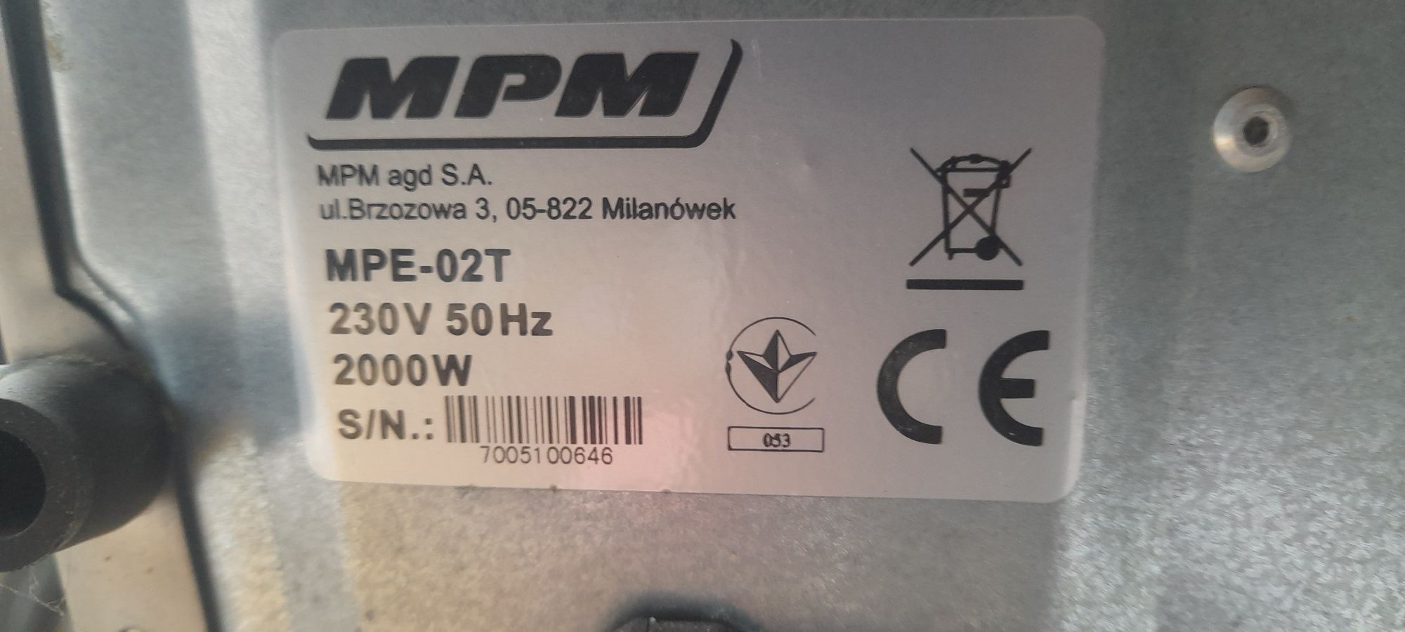 Piekarnik  Piecyk grill Mpm