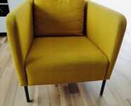 Ekkero fotel ikea zolty