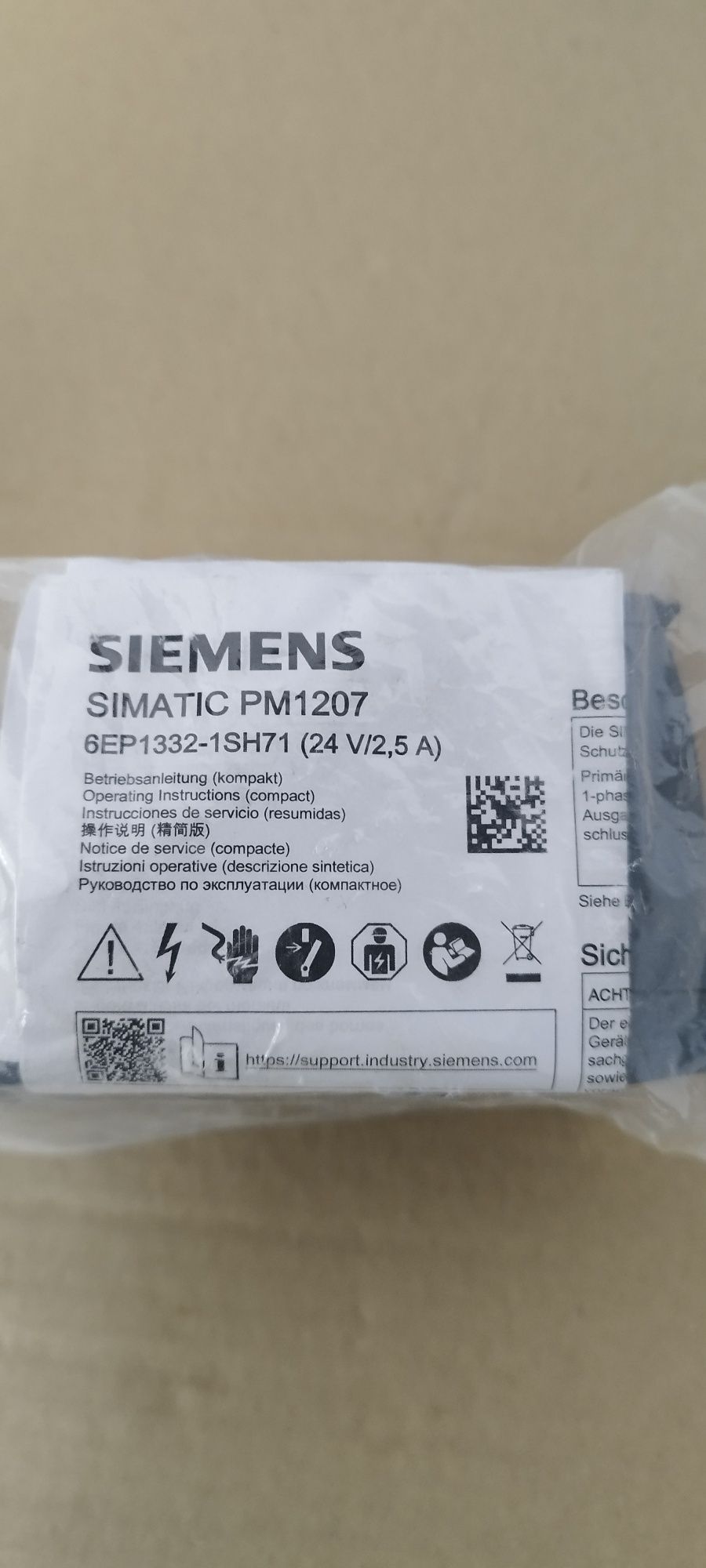 Zasilacz stabilizowany  SIEMENS Symatic PM 1207,  120/240-24vV