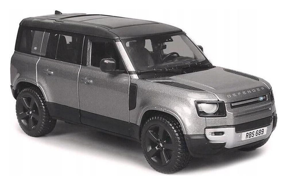 Land Rover Defender 2022 Silver 1:24 Bburago