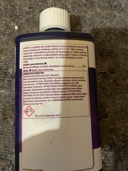 Plagron ph- ph+ 250ml