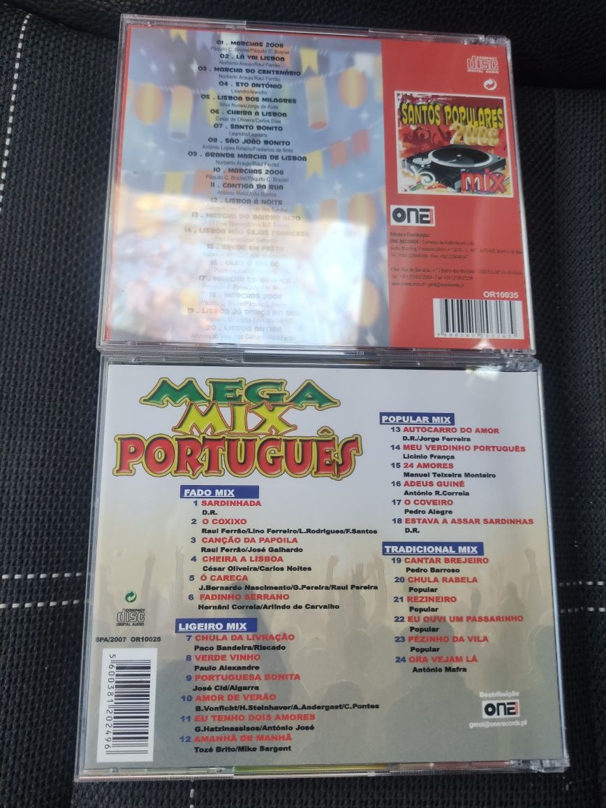 CD'S música popular/brejeira portuguesa cada 5€