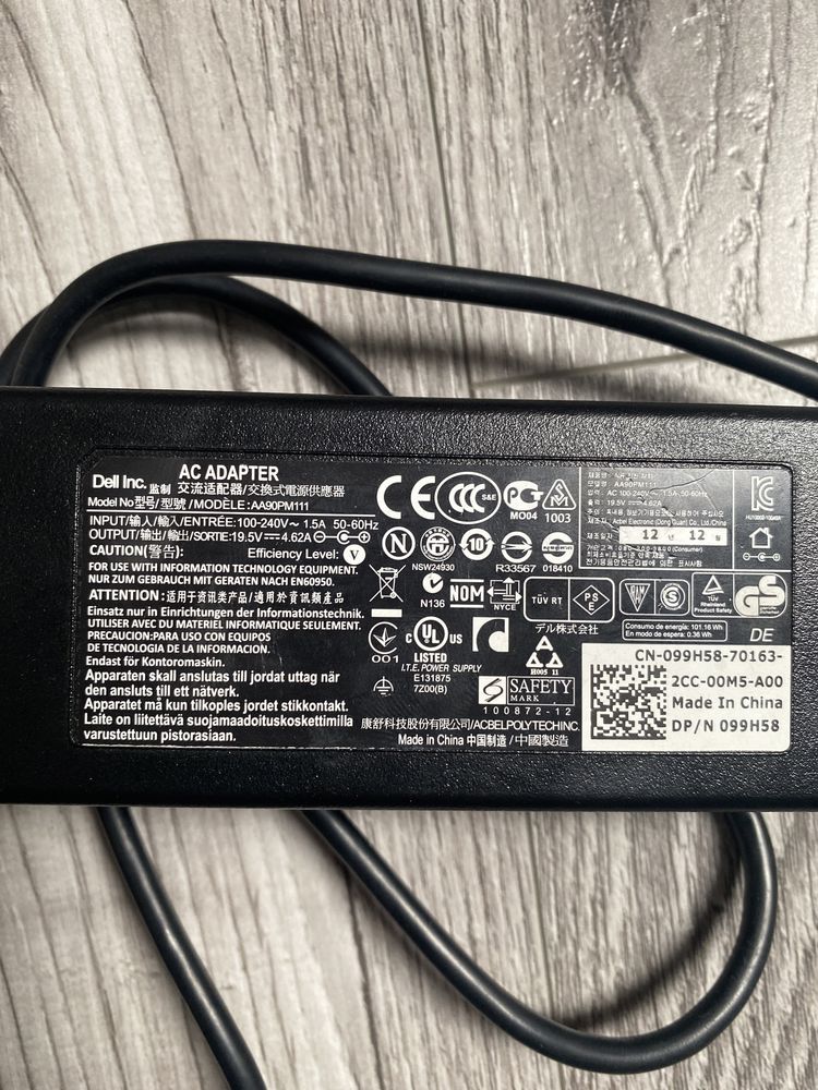 Блок Живлення Адаптер Оригінал Dell 65w 90w 180w 7.4*5.0 HA65NM130