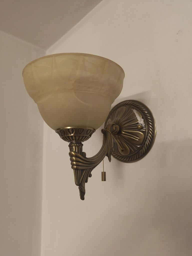 Komplet lamp i kinkietów MARBELLA
