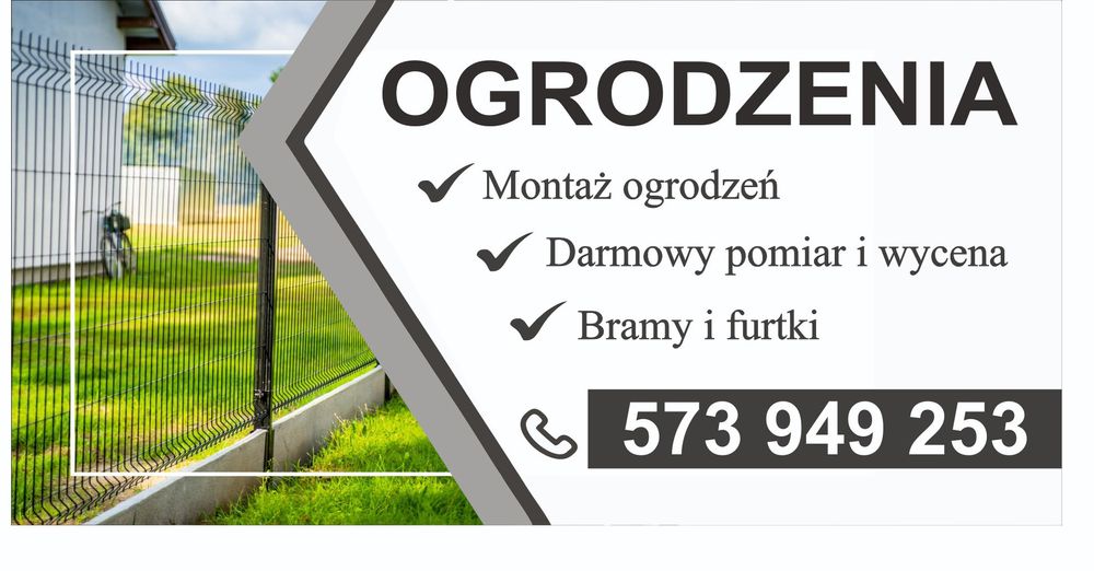 Ogrodzenia- montaż