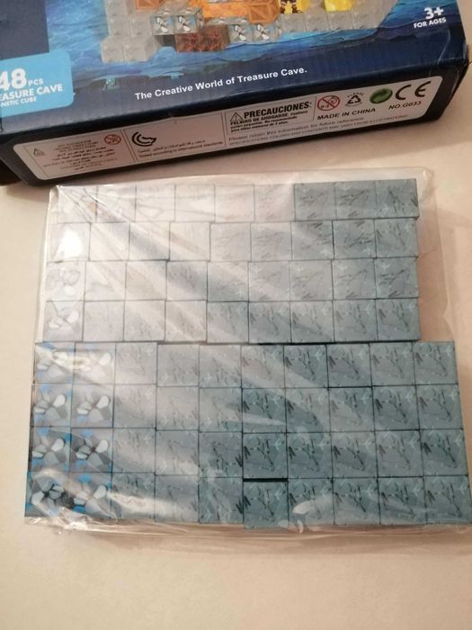 300 szt klocki magnetyczne Minecraft konstrukcyjne super Mario miecz