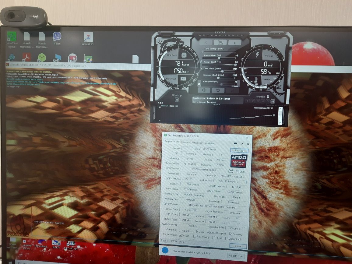 Видеокарта как новая ASUS RX470 4GB майнингэдишен пломба и др.карты