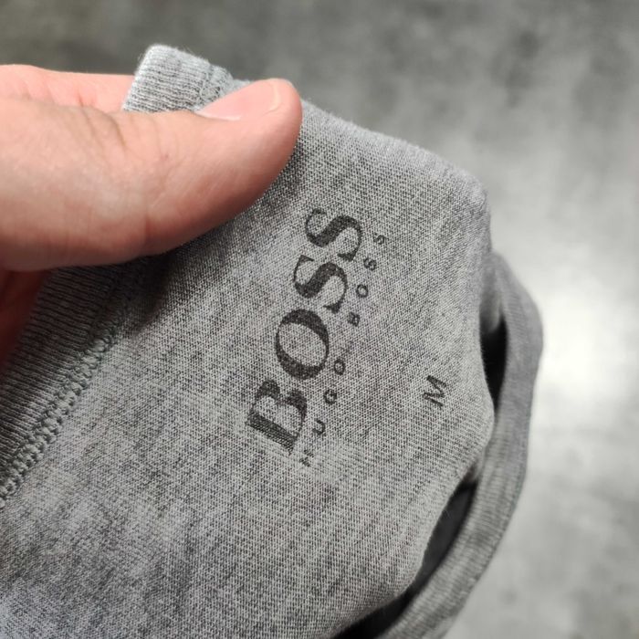 MĘSKA Koszulka PREMIUM Basic Małe Haft Logo Hugo Boss Elegancka Klasyk