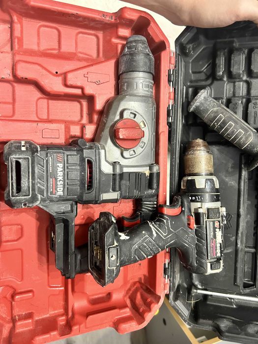 OKAZJA! Zestaw Parkside – młot udarowy + wkrętarka + walizka