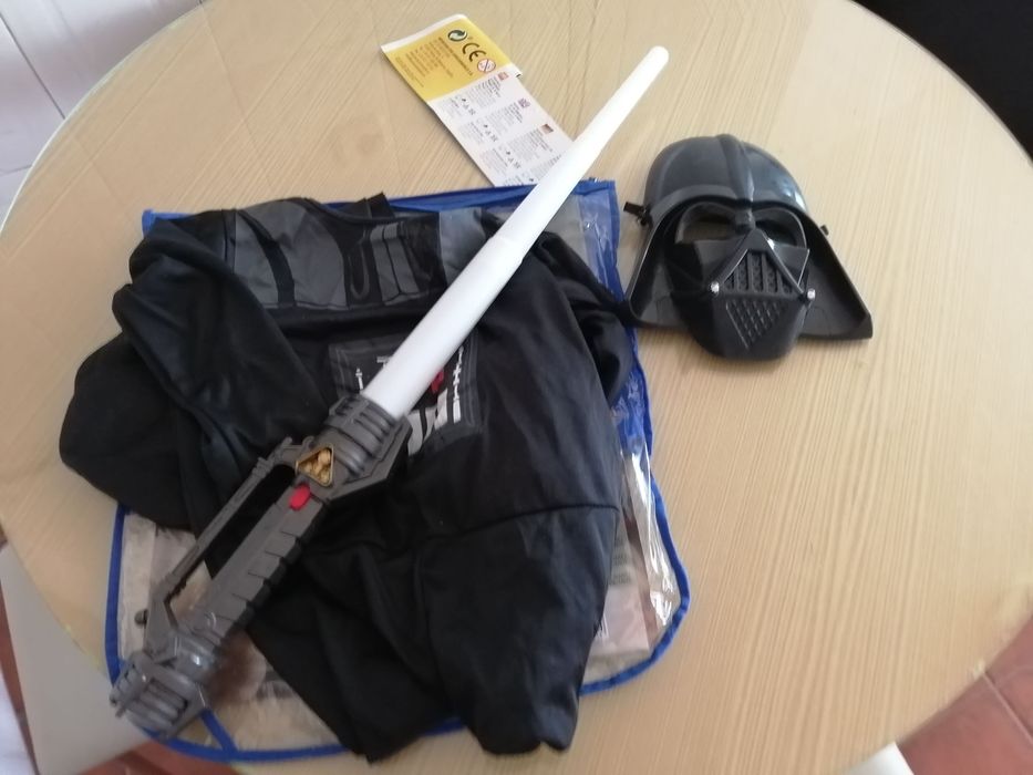 fantasia de criança dart vader, carnaval ou Halloween