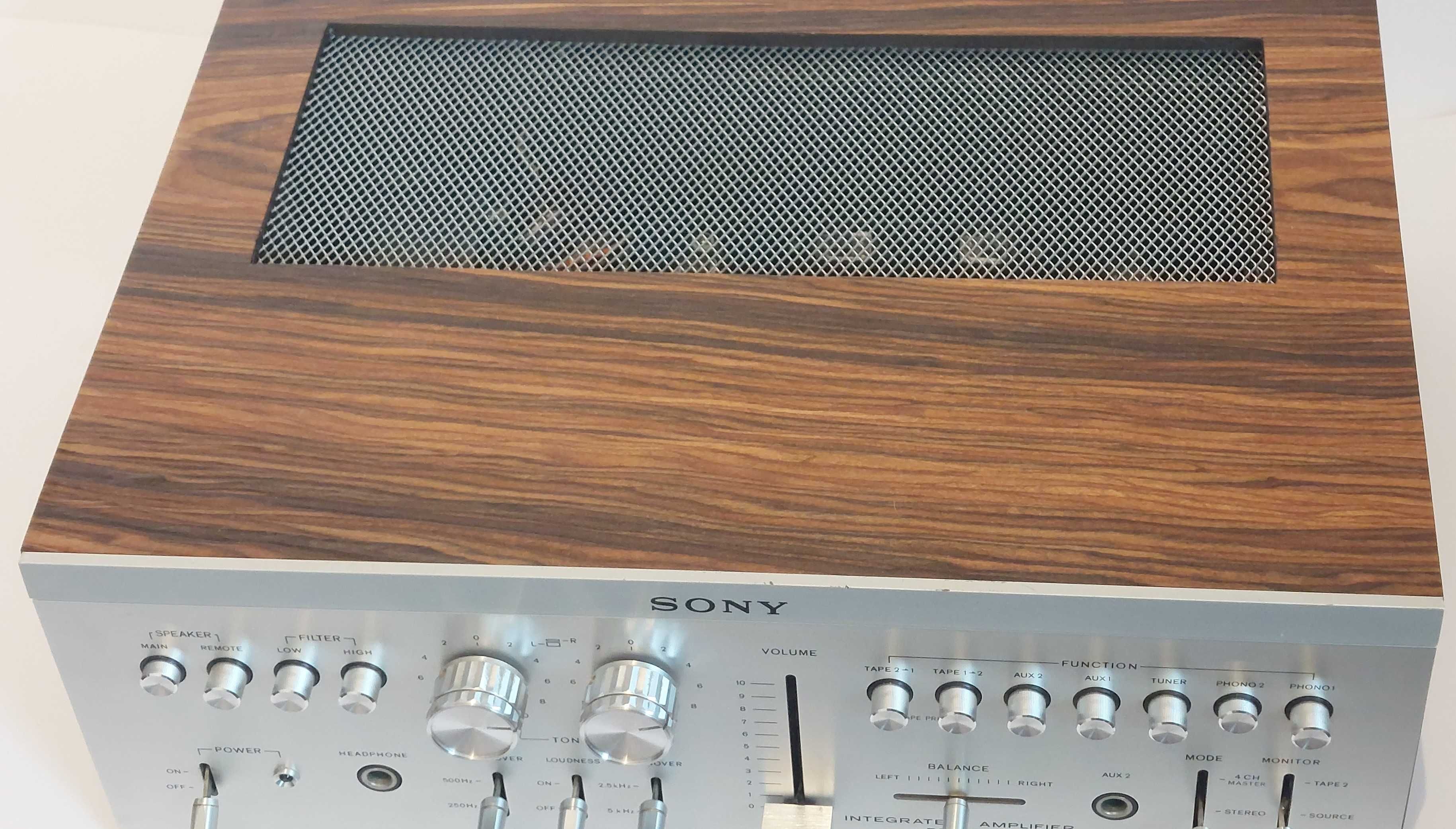 Wzmacniacz SONY TA1150 vintage fornir