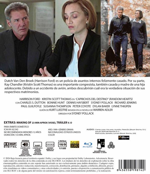 Caprichos del Destino/Encontro Acidental (Blu-Ray)-Importado