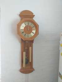 Zegar wiszący  Hermle mechaniczny,  drewniany 100 cm 150 zł Szczecin