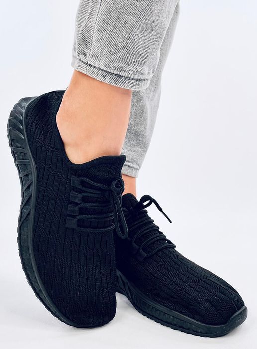 Buty Sportowe Skarpetkowe Barkes Allblack