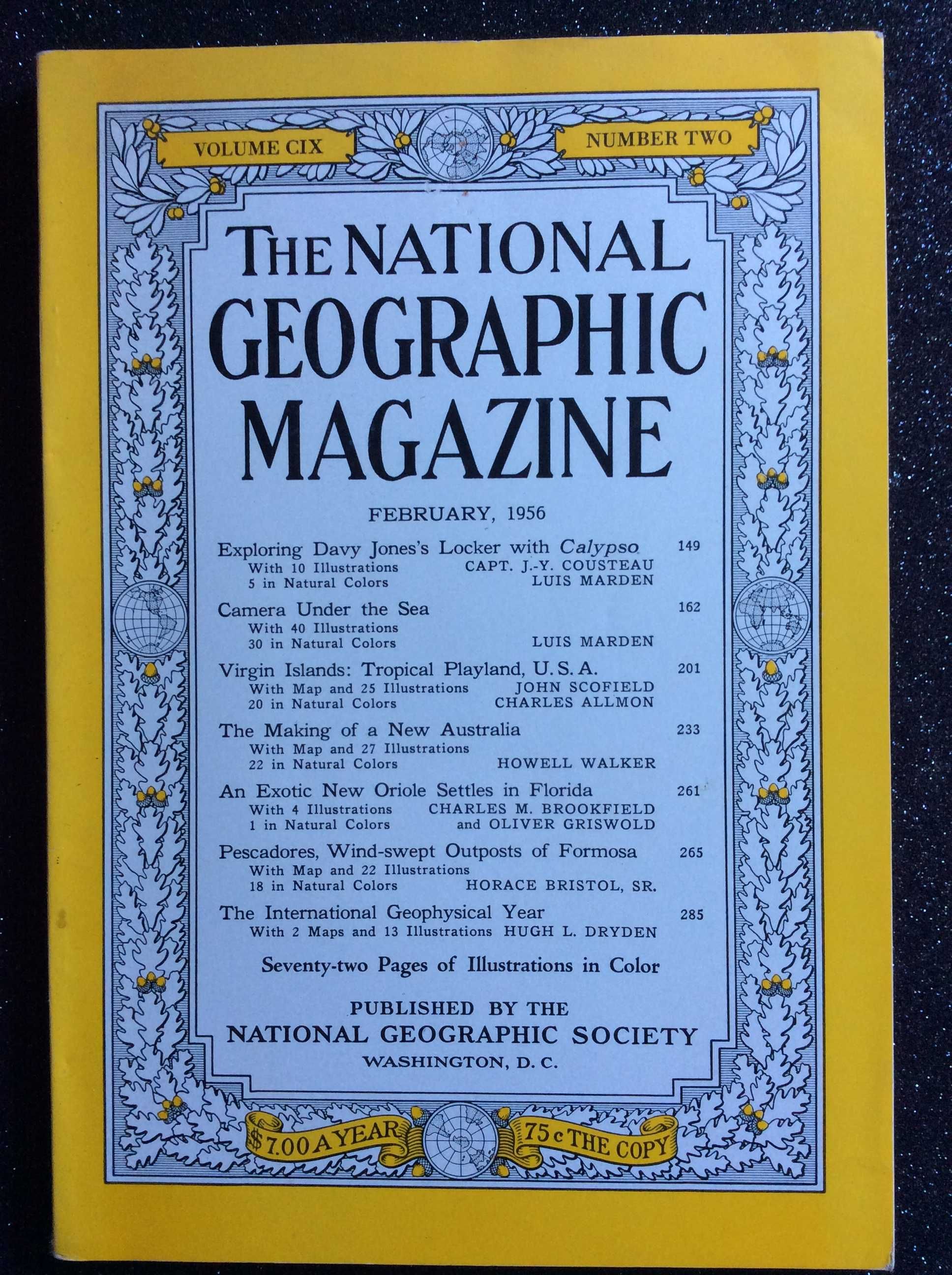 National Geographic Magazine Volume CIX. Num. 2, February, 1956